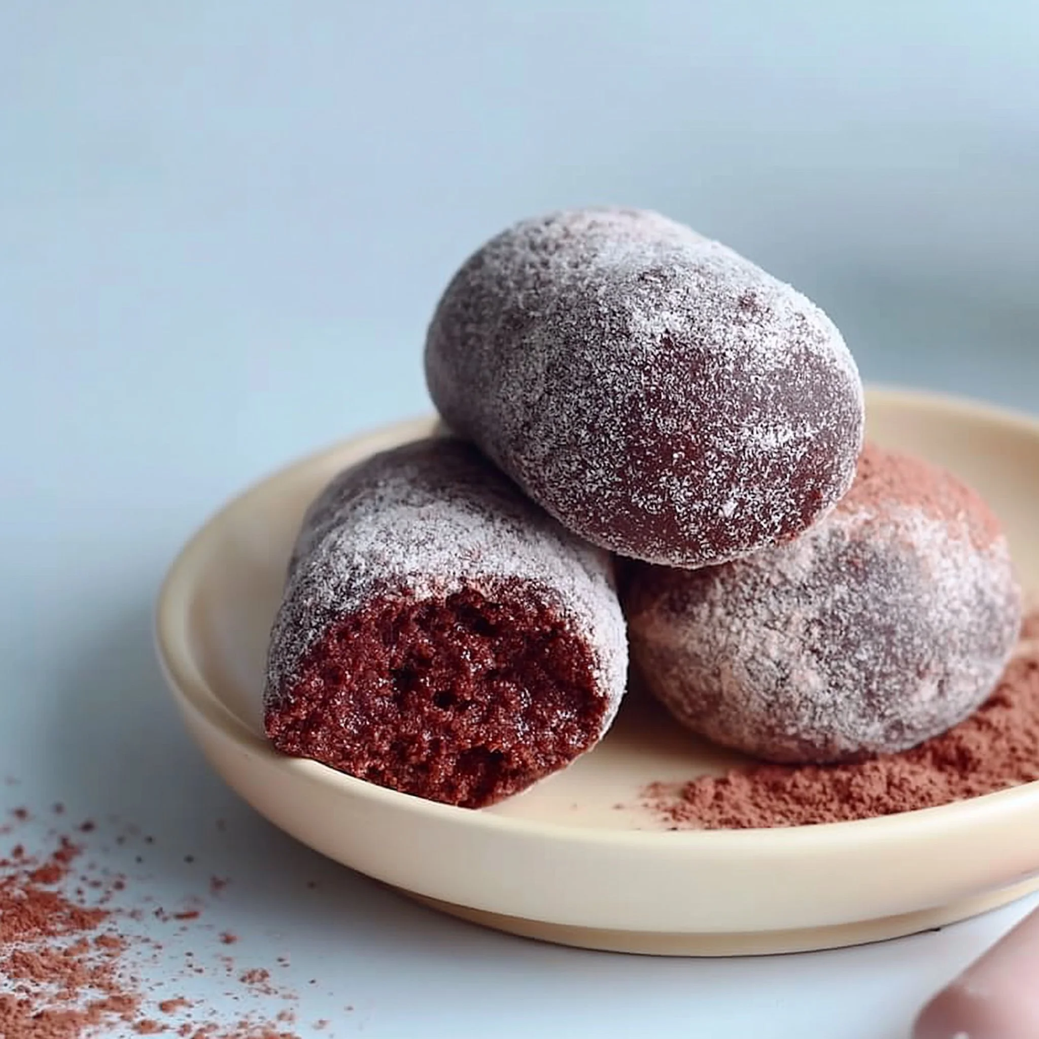 Chocolate Mochi (No Oven Needed!)