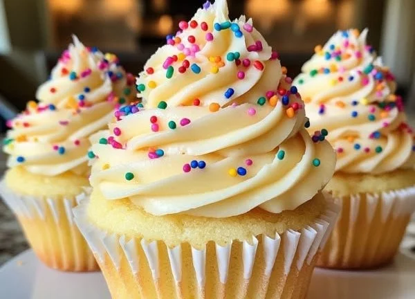Banana Milkshake Cupcakes