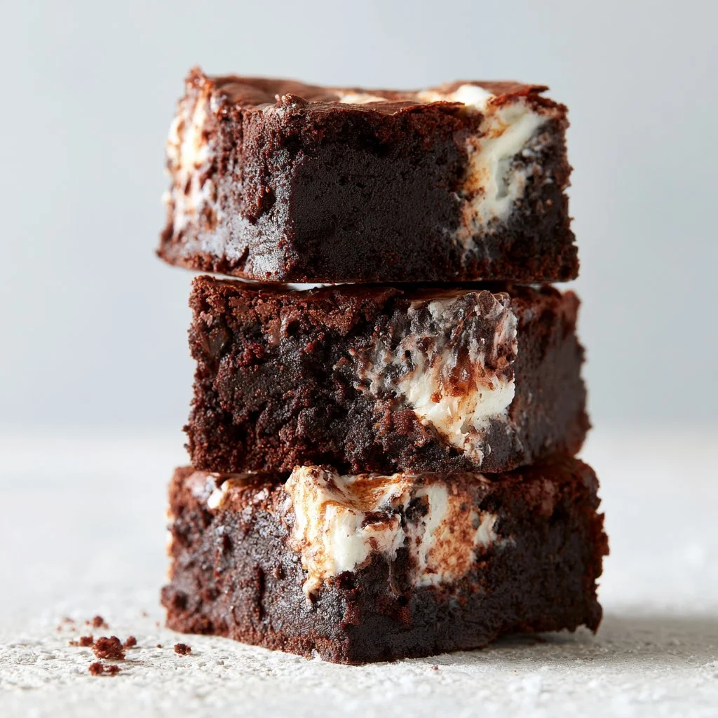 Chewy No Sugar Greek Yogurt Brownies
