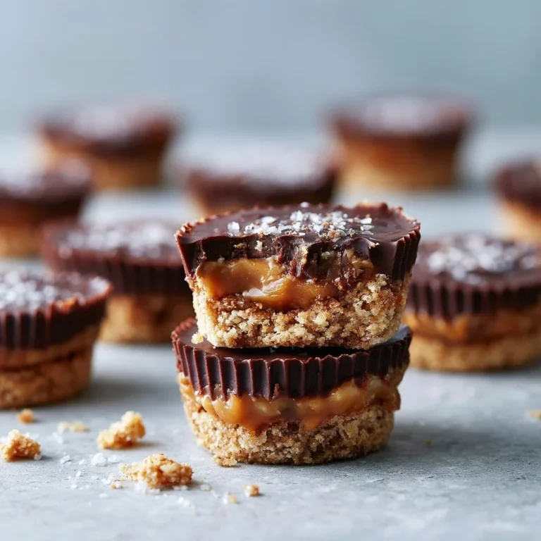 Healthy Twix Cups made with nutritious ingredients for a guilt-free dessert